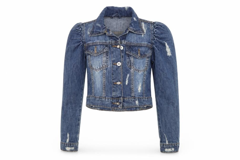 Giselle Womens Blue  Denim Jacket  Size 4