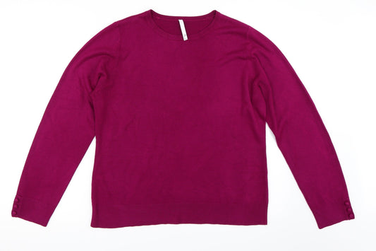 BHS Womens Purple   Pullover Jumper Size 16