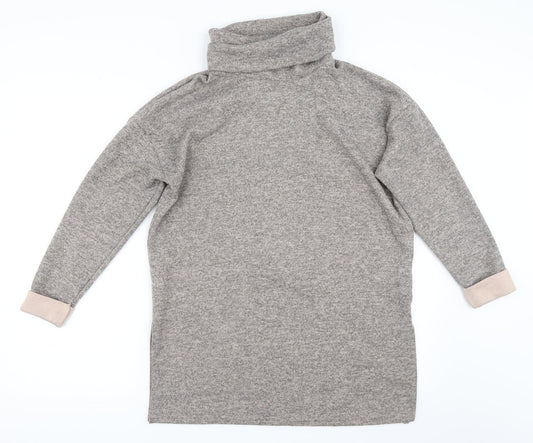 New Look Womens Grey   Pullover Sweatshirt Size S