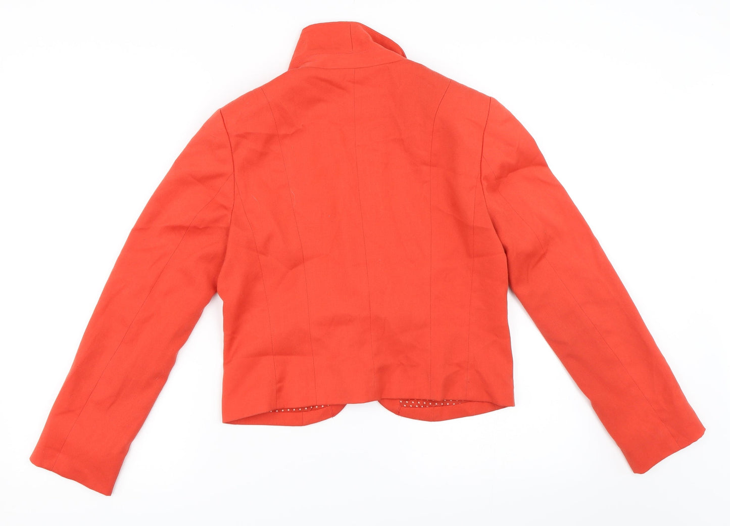 H&M Womens Red   Jacket Blazer Size 38