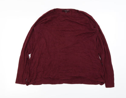 Additional front view of Next women’s purple jumper, size UK 8