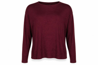 Front view of Next women’s purple jumper, size UK 8