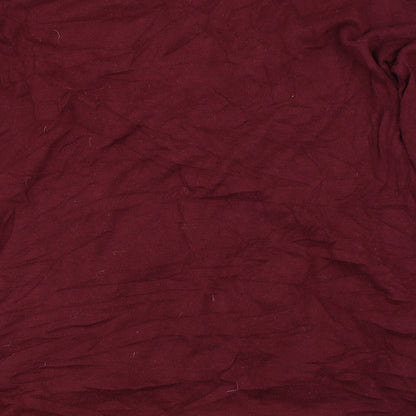 Brand and care label for Next women’s purple jumper, size UK 8