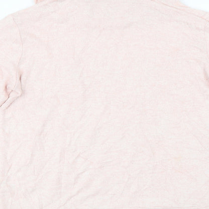 Brand and care label for boux women’s pink jumper, size UK 10