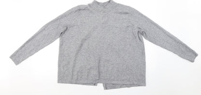 Front view of Tu women’s green jumper, size UK 14