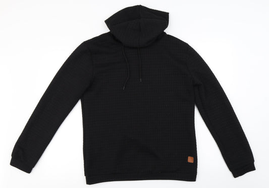 Fancy Qube  Mens Black   Pullover Jumper Size M