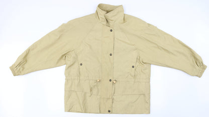 Additional front view of Savannah women’s beige jacket coat, size UK 12