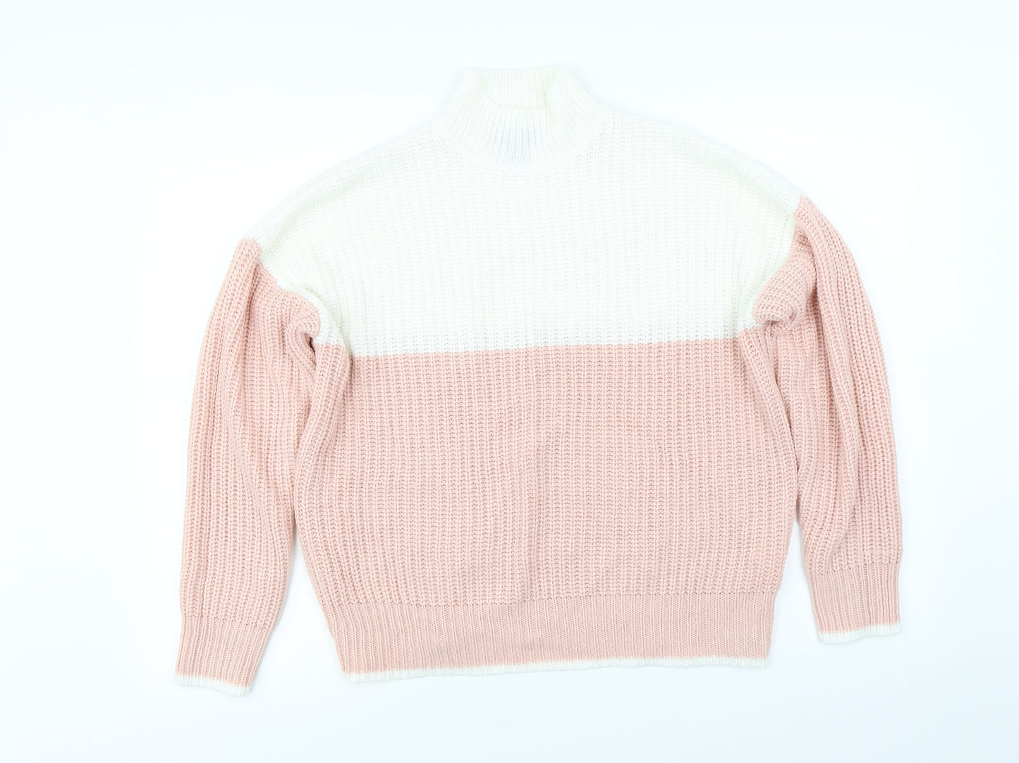 New Look Womens Pink   Pullover Jumper Size S