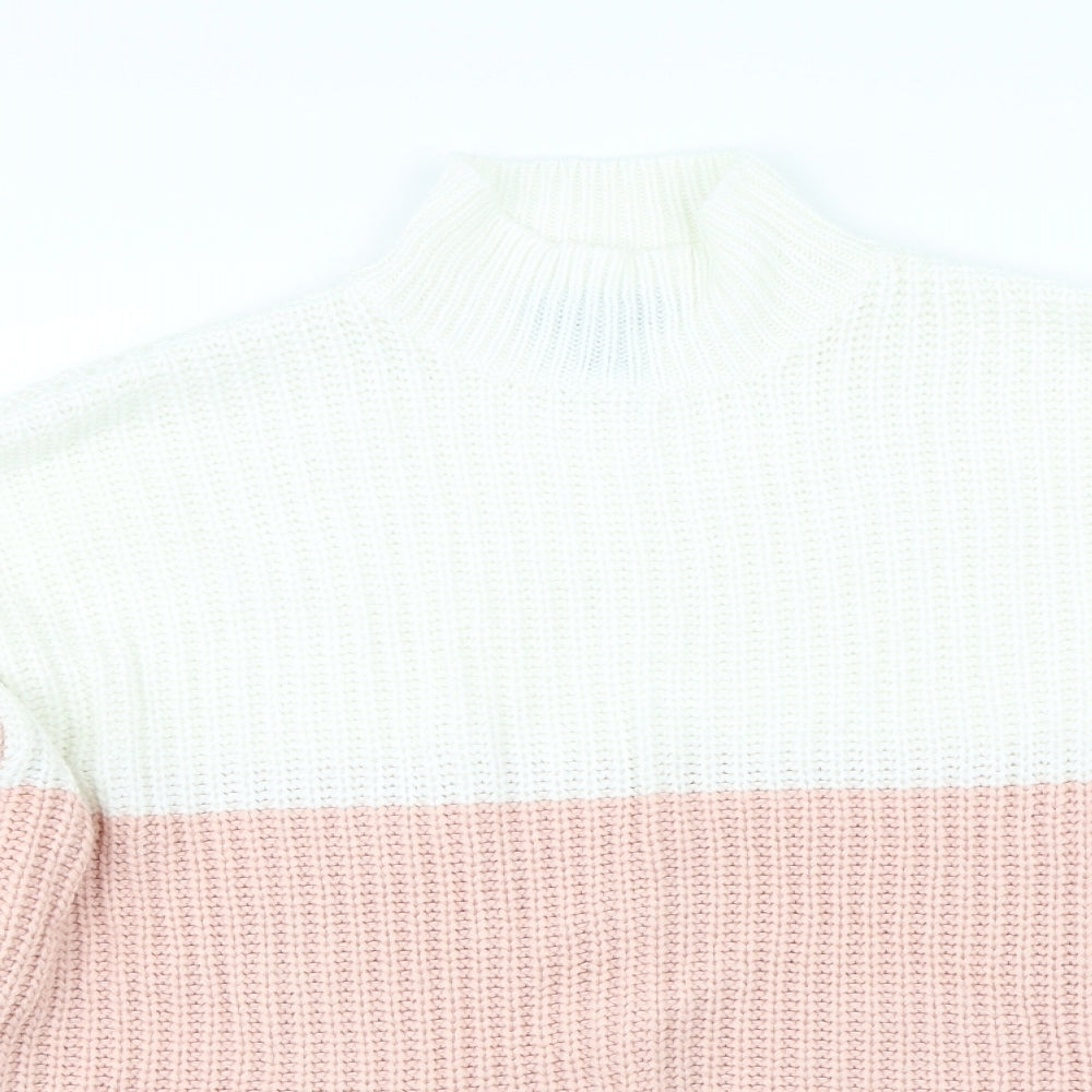 New Look Womens Pink   Pullover Jumper Size S