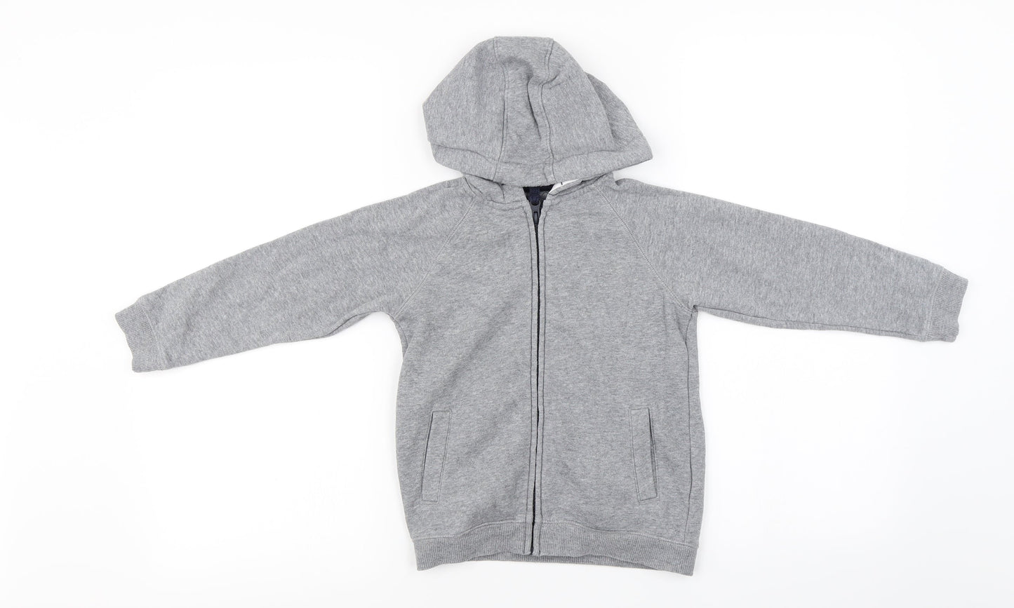 Casual Dept  Boys Grey   Full Zip  Size 4 Years