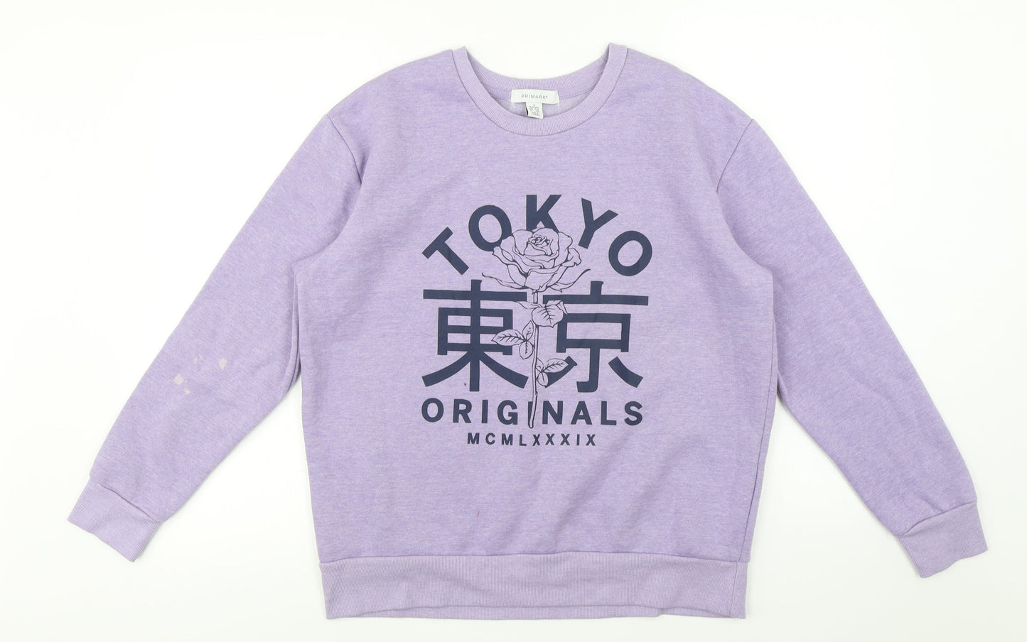 Primark Womens Purple   Pullover Jumper Size S
