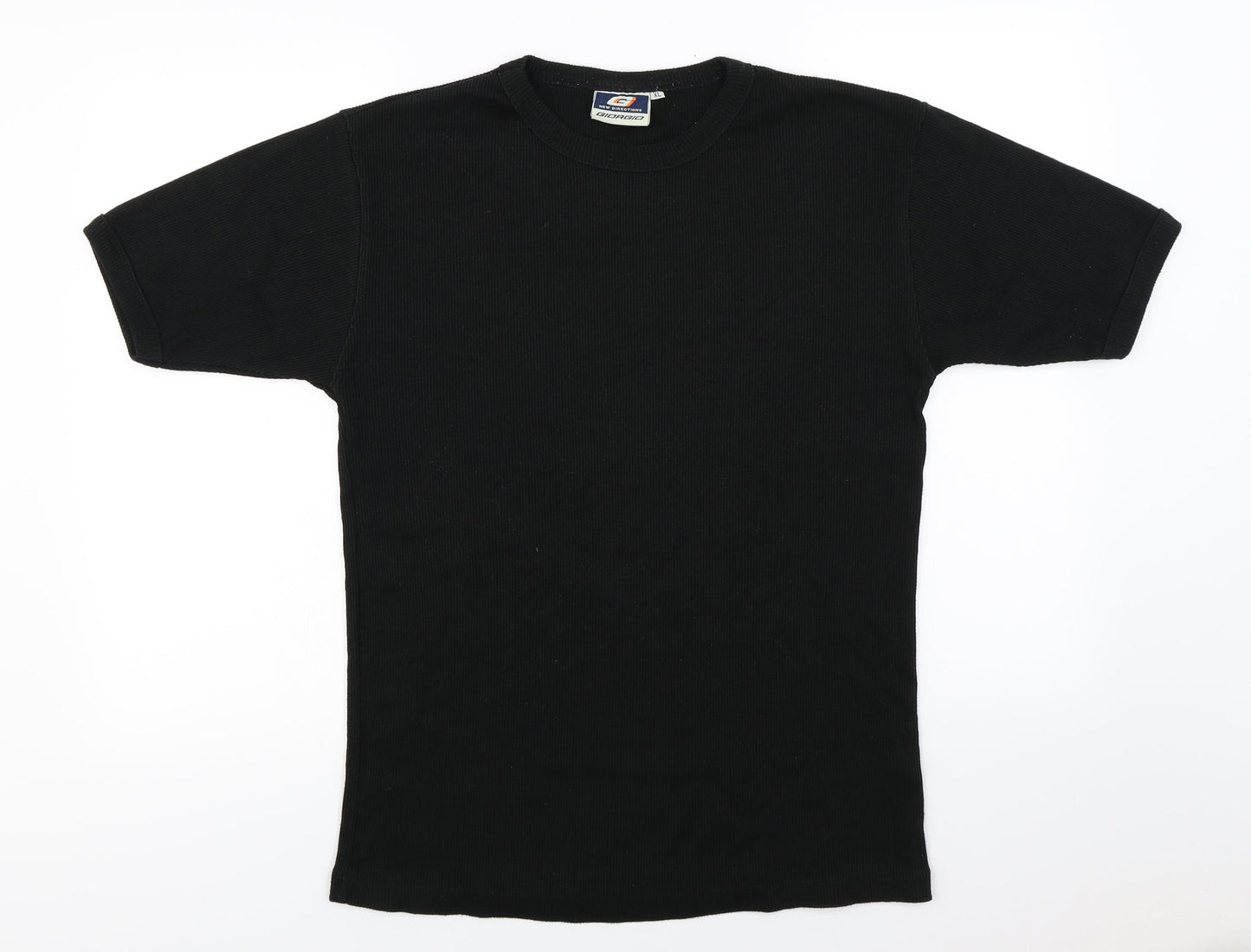 Giorgio  Womens Black   Basic T-Shirt Size XL