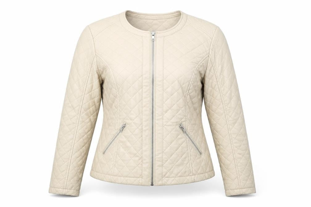 Internationale  Womens Beige   Jacket Coat Size 12