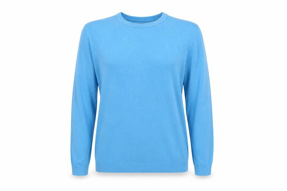 Atlantic Bay Womens Blue  Knit Pullover Jumper Size L