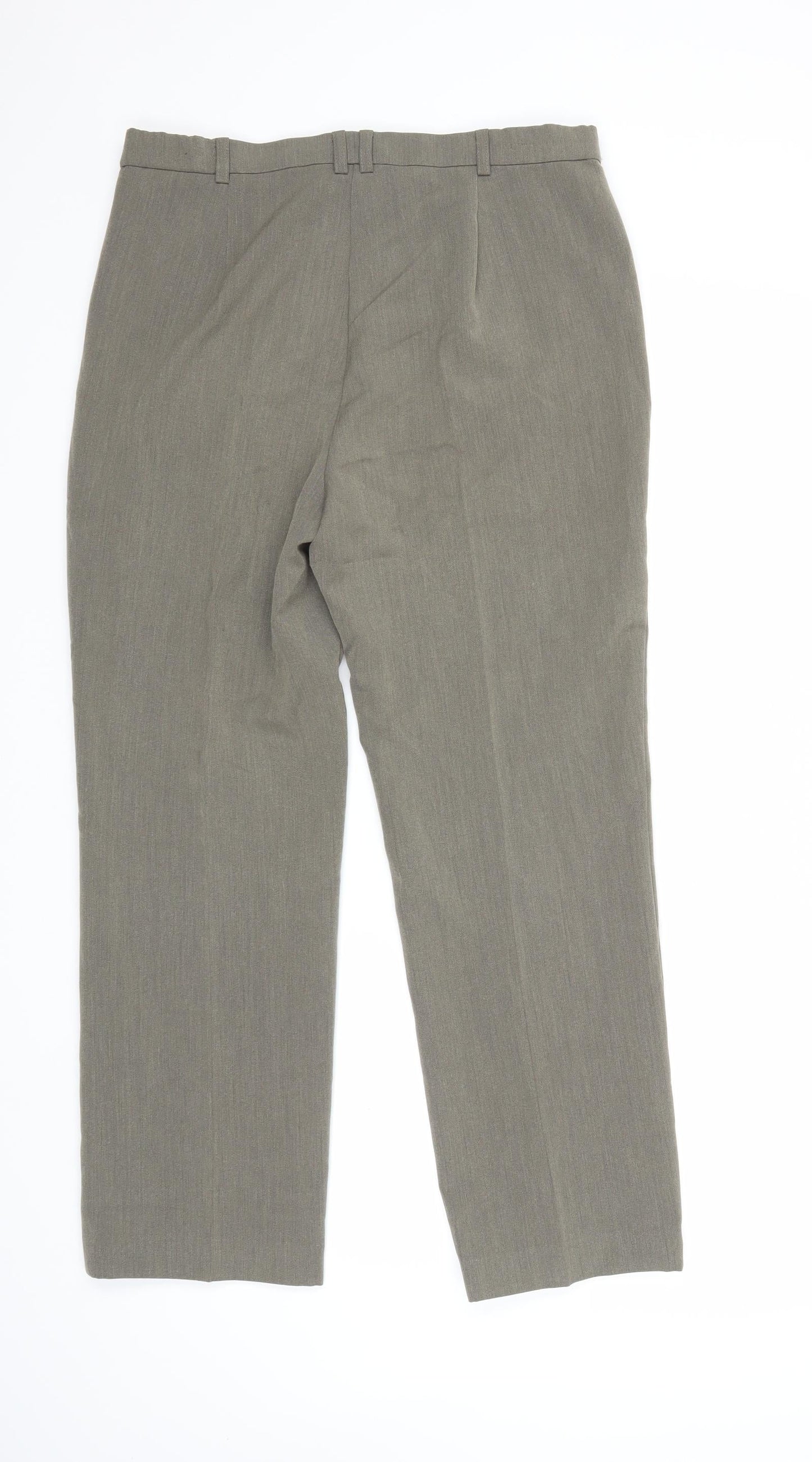 Marks and Spencer Womens Grey   Trousers  Size 12 L26 in