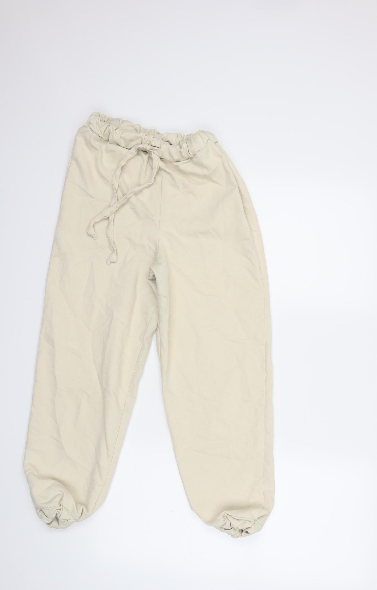 PRETTYLITTLETHING Womens White   Trousers  Size 4 L22 in