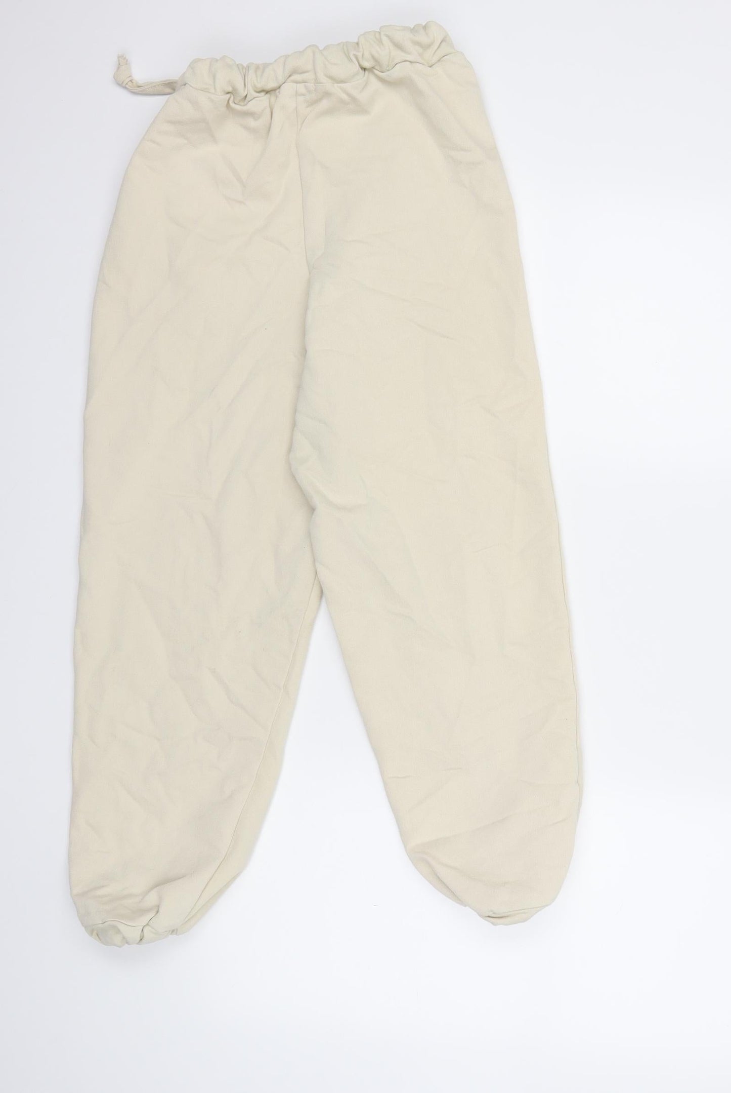 PRETTYLITTLETHING Womens White   Trousers  Size 4 L22 in