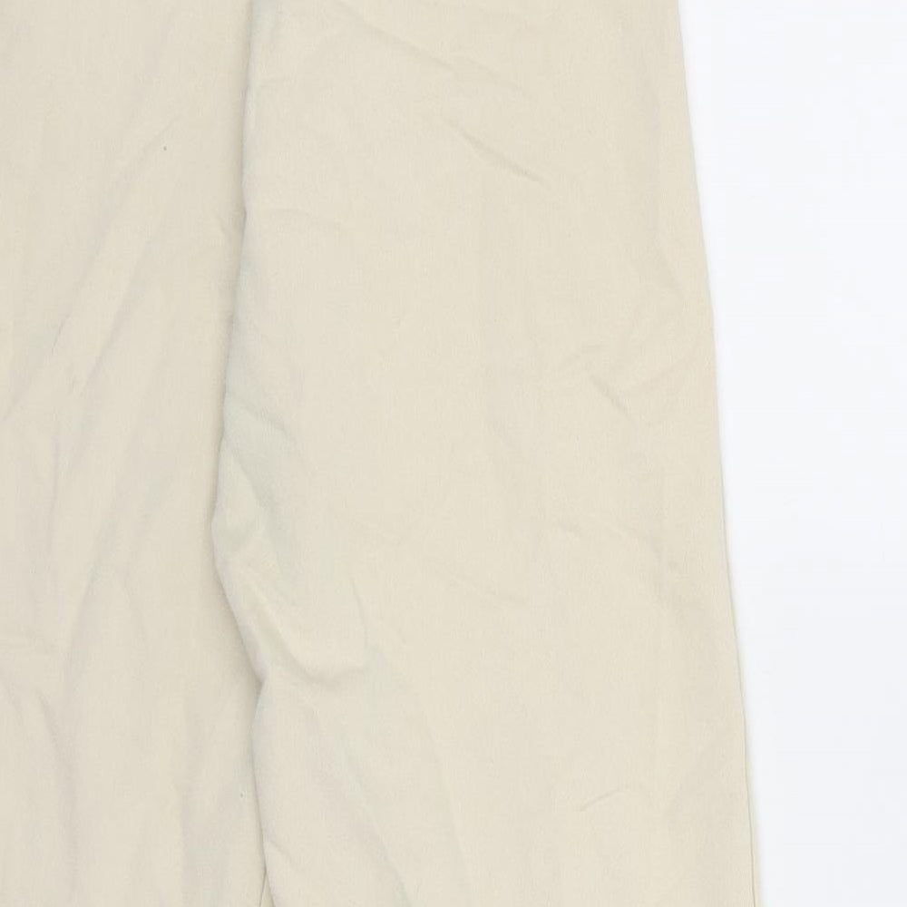 PRETTYLITTLETHING Womens White   Trousers  Size 4 L22 in