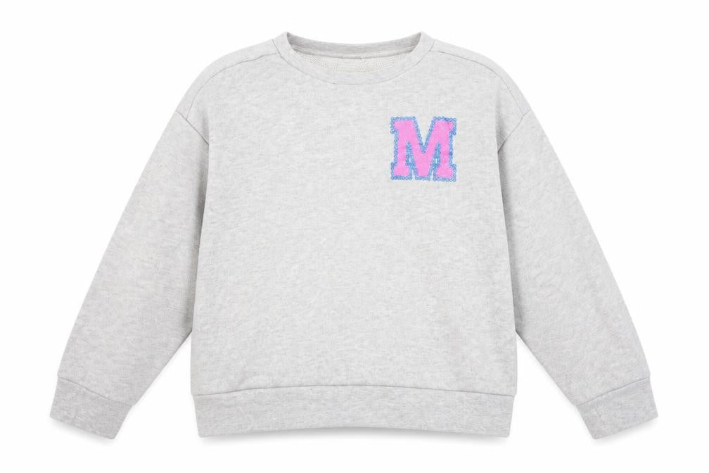 Uniqlo Girls Grey   Pullover Sweatshirt Size 13 Years  - minnie mouse