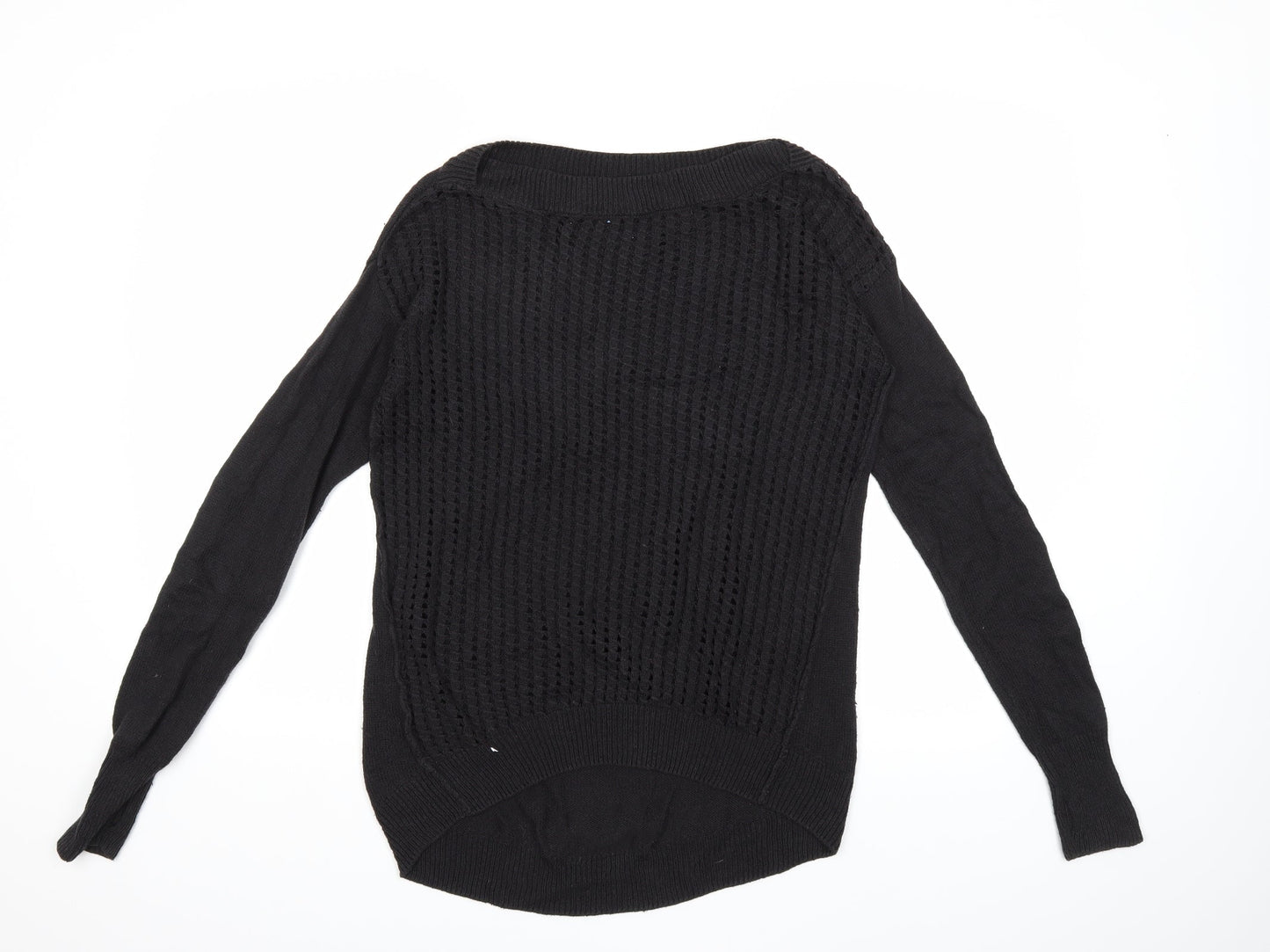 APH ORISM Womens Black  Knit Pullover Jumper Size M