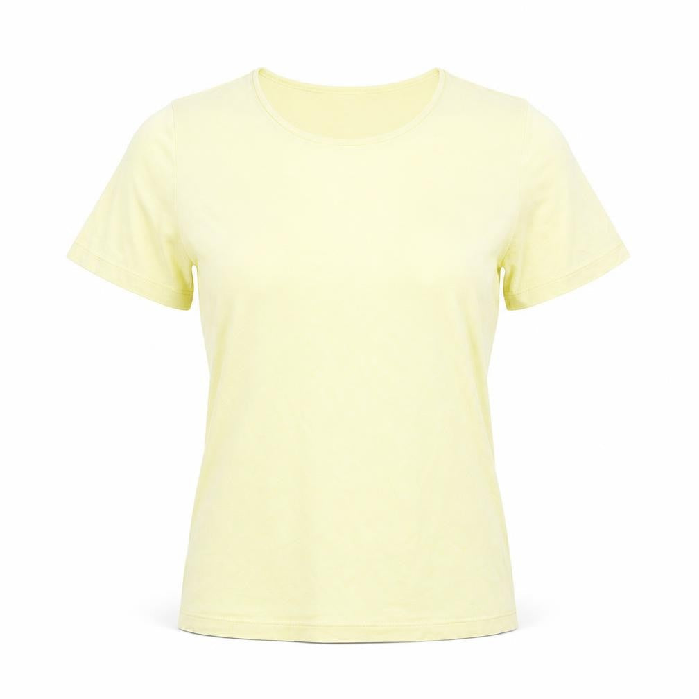 delmond Womens Yellow   Basic T-Shirt Size 10