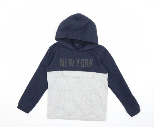 Kiabi Boys Blue   Pullover Hoodie Size 12 Years
