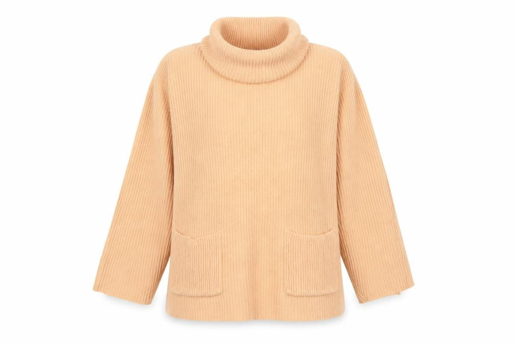 Compliments Womens Orange  Knit Pullover Jumper Size 12