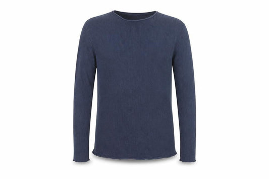 Front view of River Island men’s black knit jumper, size M