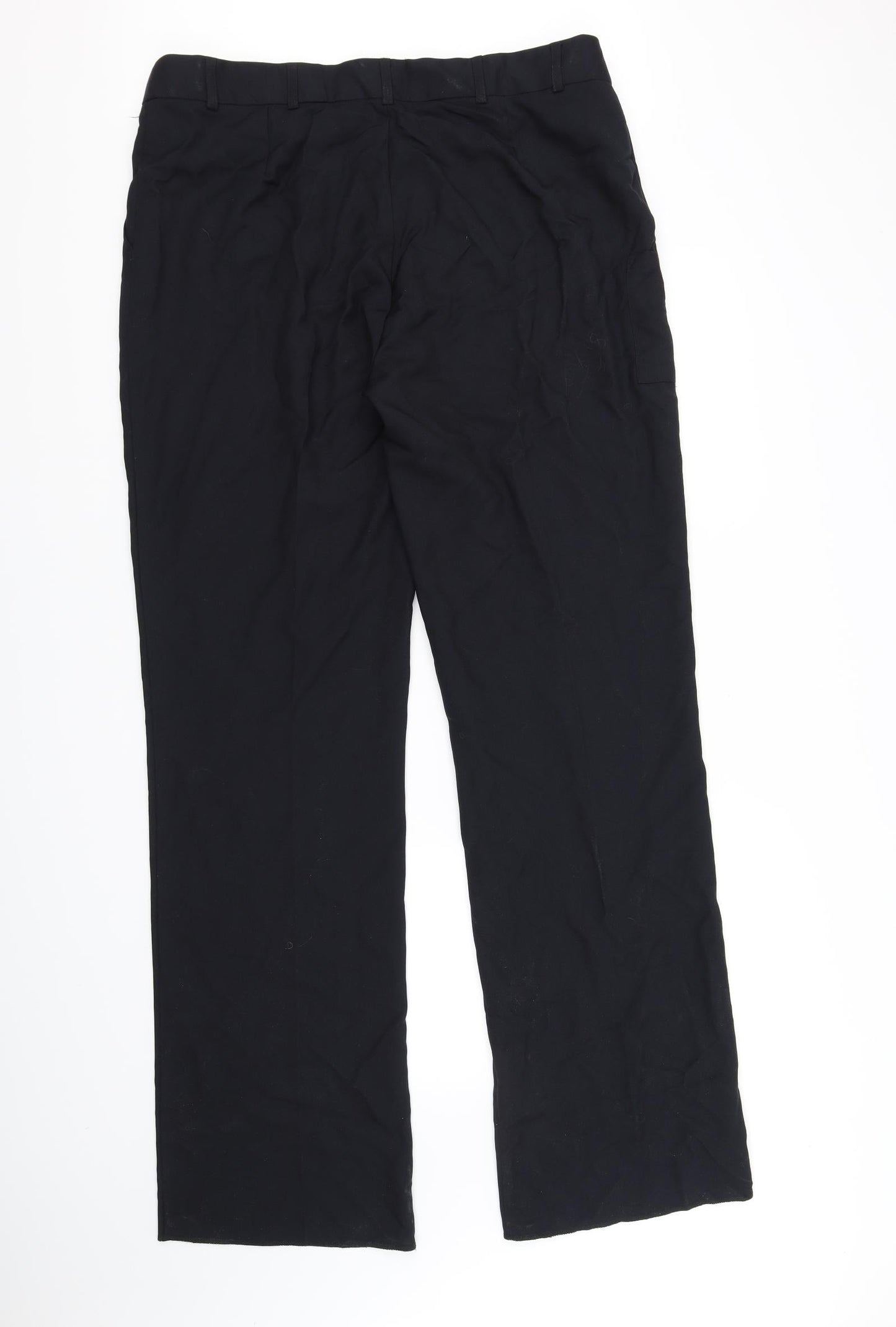 Preworn Womens Black   Trousers  Size 18 L38 in