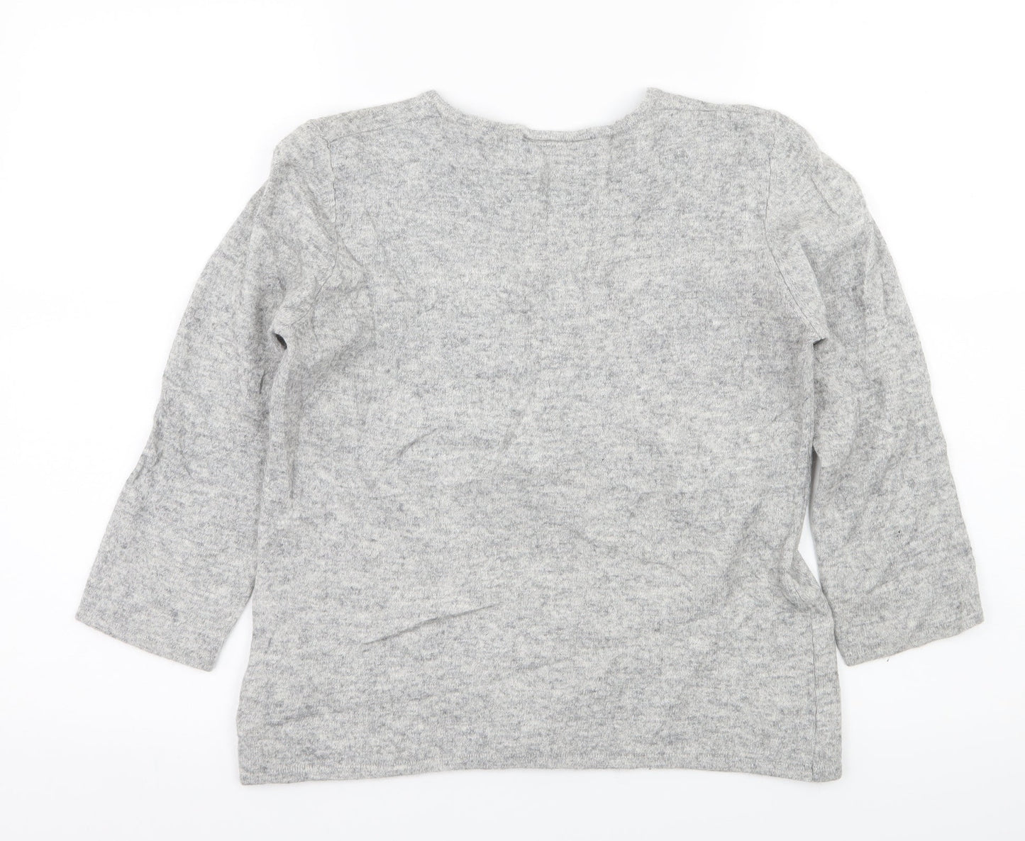 Alex & Co Womens Grey  Knit Pullover Jumper Size 8