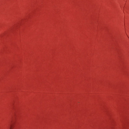 Brand and care label for EWM women’s brown jacket, size UK 18