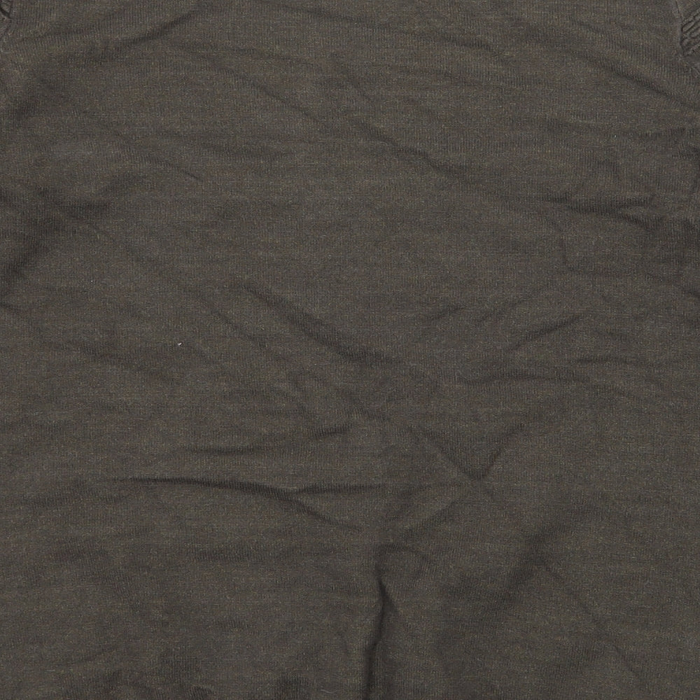 Warehouse Womens Brown  Knit Pullover Jumper Size 12