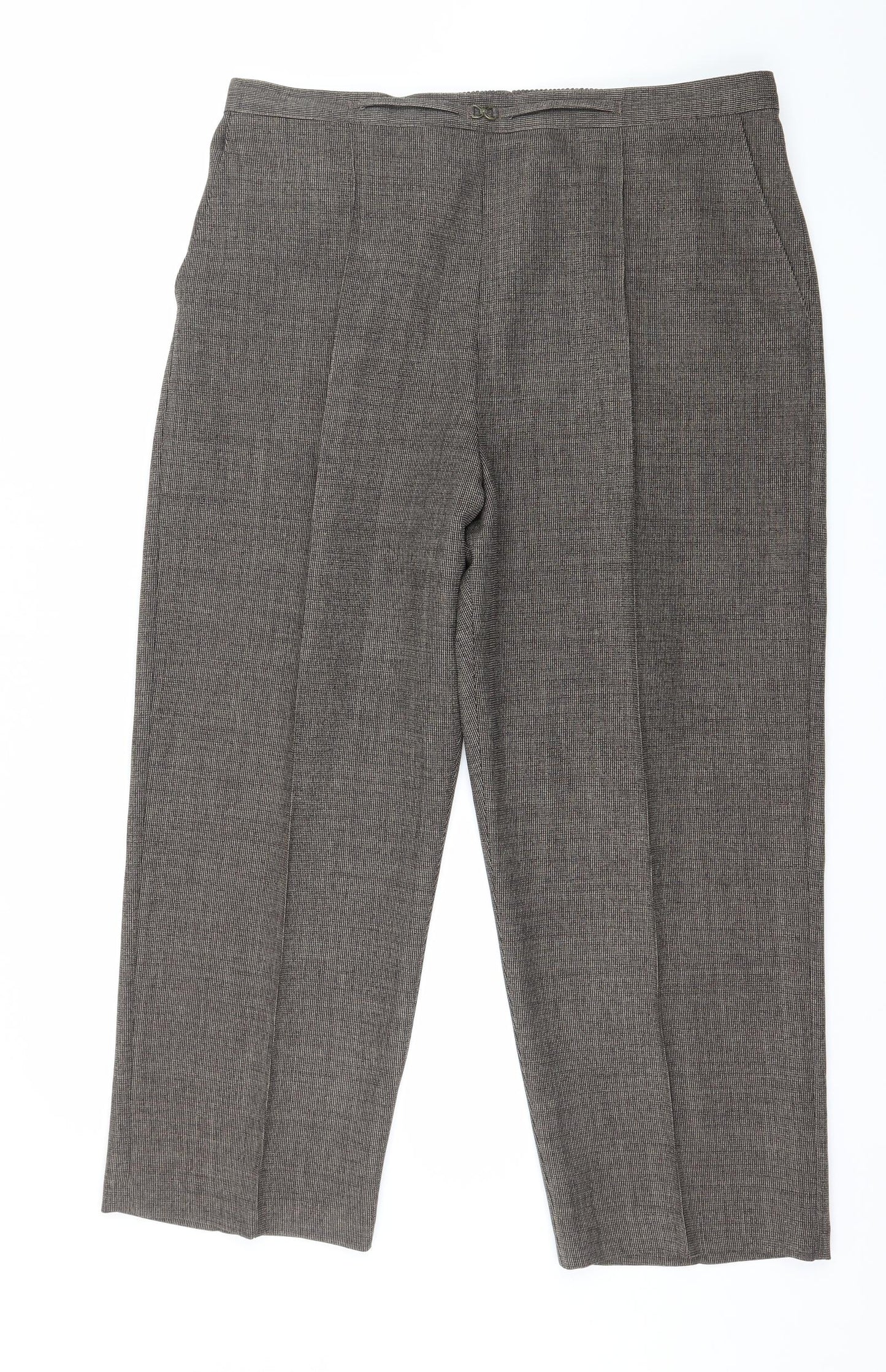 Classics Womens Brown   Trousers  Size 18 L25 in