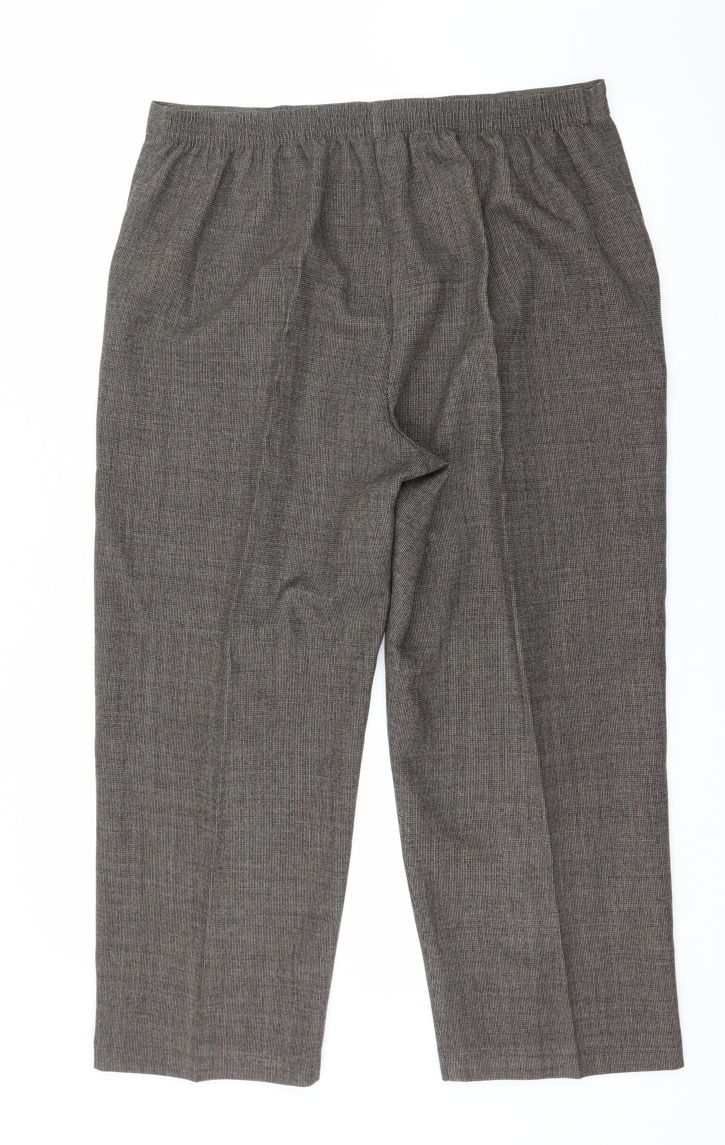 Classics Womens Brown   Trousers  Size 18 L25 in