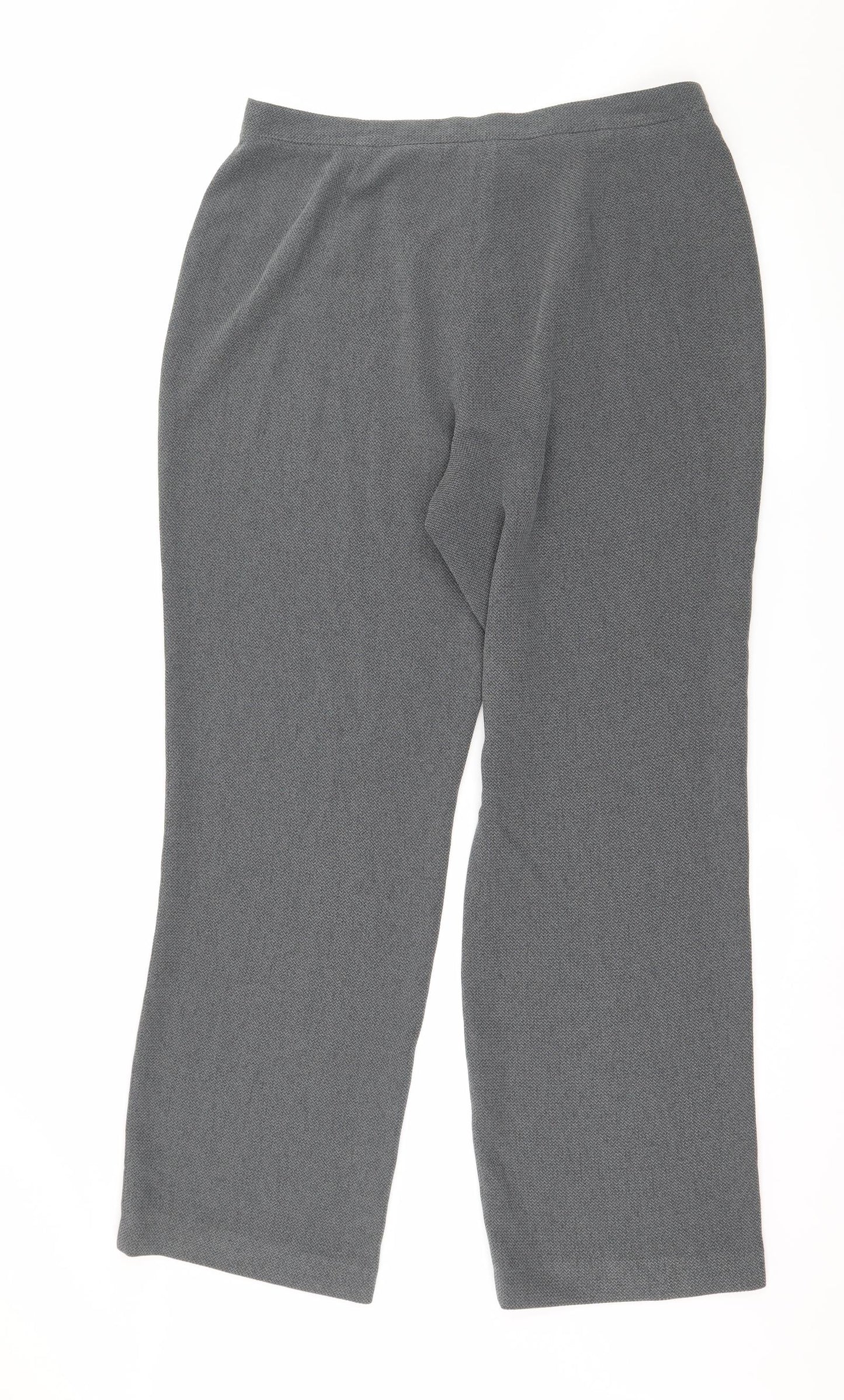 Principles Womens Grey   Trousers  Size 16 L28 in