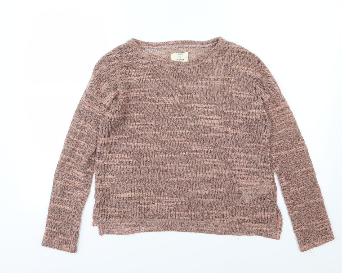 New Look Womens Pink  Knit Pullover Jumper Size 8