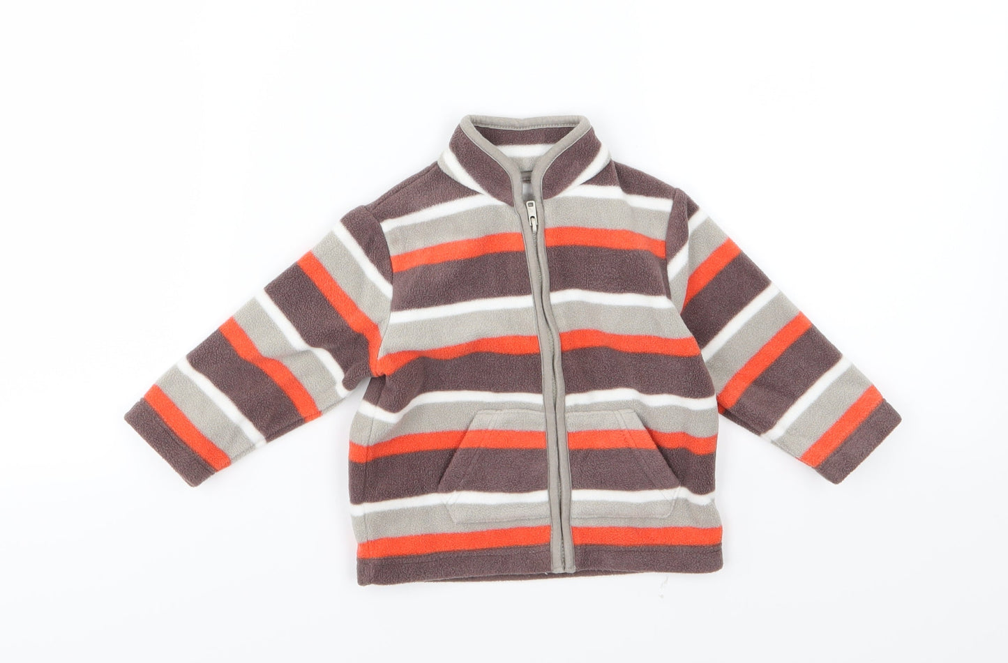 Mothercare Baby Multicoloured Striped Fleece Jacket  Size 3-6 Months