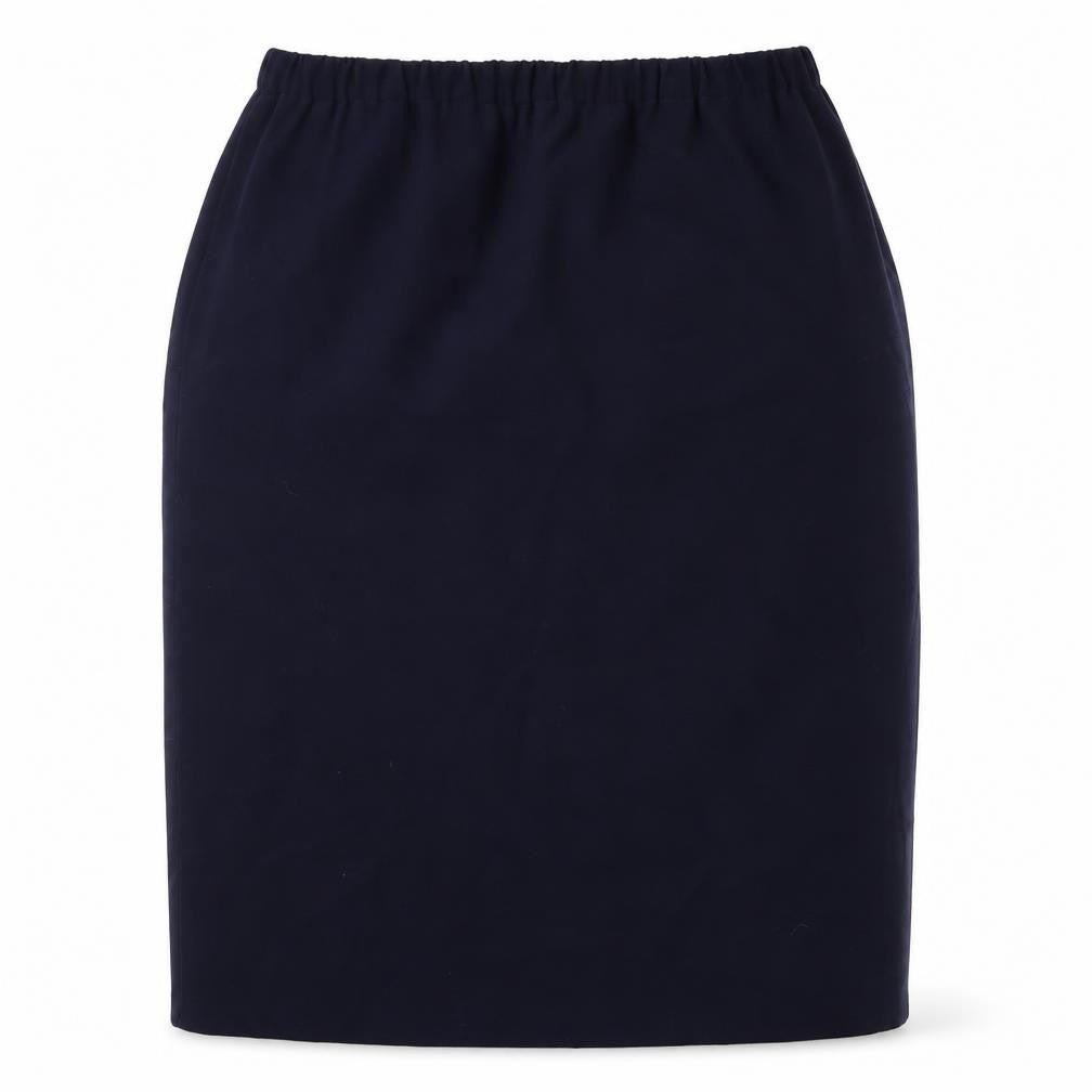 Preworn Womens Blue  Rayon Straight & Pencil Skirt Size 40 in