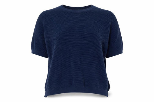 Front view of Tu women’s blue jumper, size UK 12