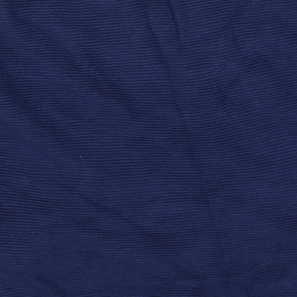 Brand and care label for Tu women’s blue jumper, size UK 12