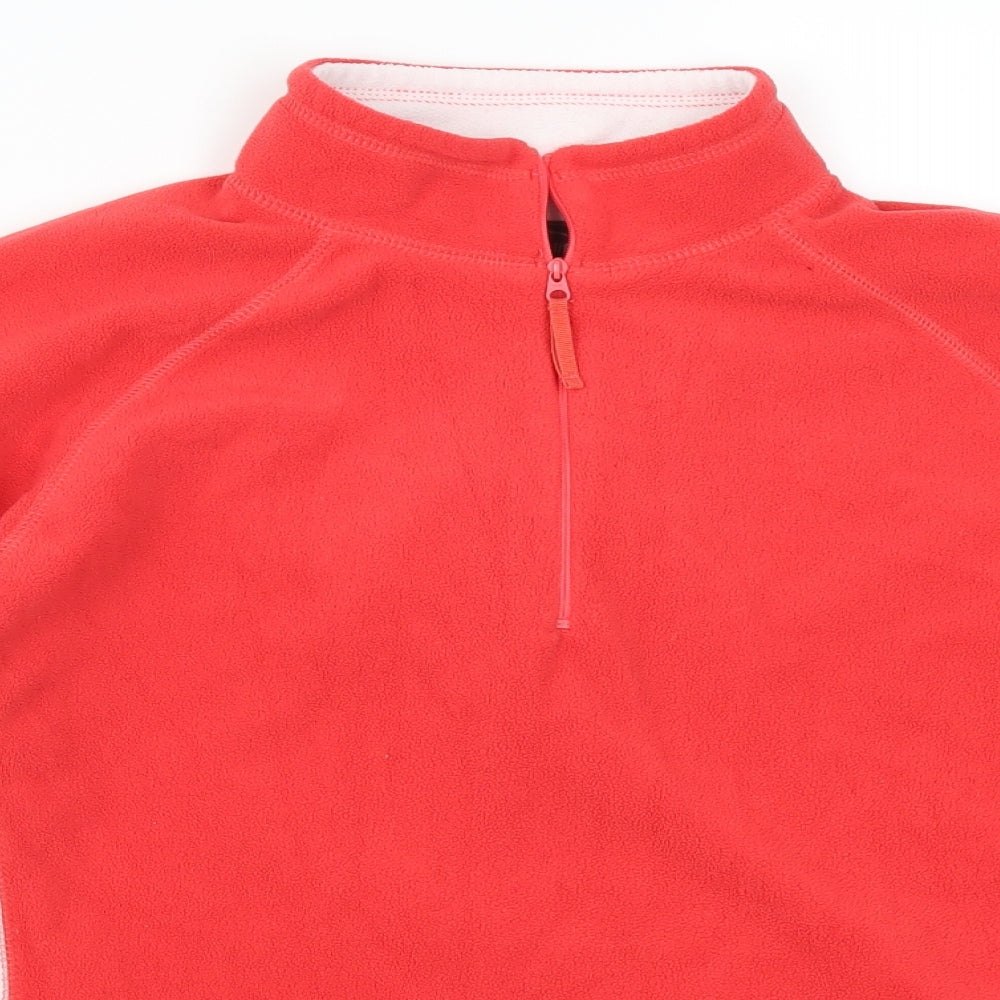 Mountain Life Womens Red  Fleece Jacket  Size 10