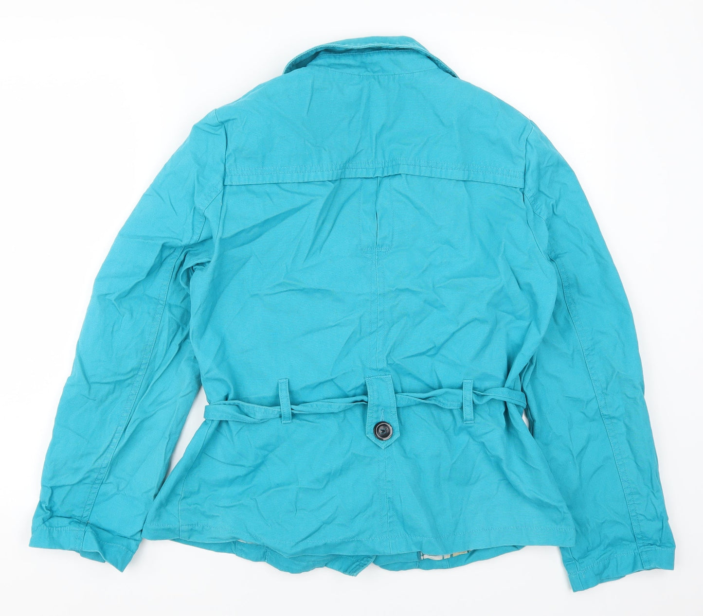 Debenhams Womens Blue   Pea Coat Coat Size 14