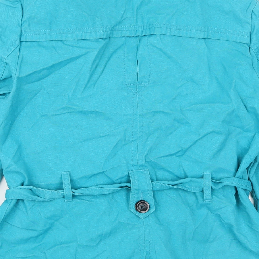 Debenhams Womens Blue   Pea Coat Coat Size 14