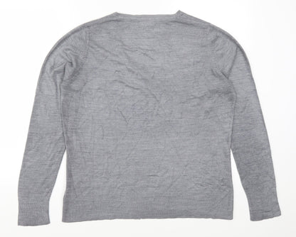 Back view of Next women’s grey jumper, size UK 16