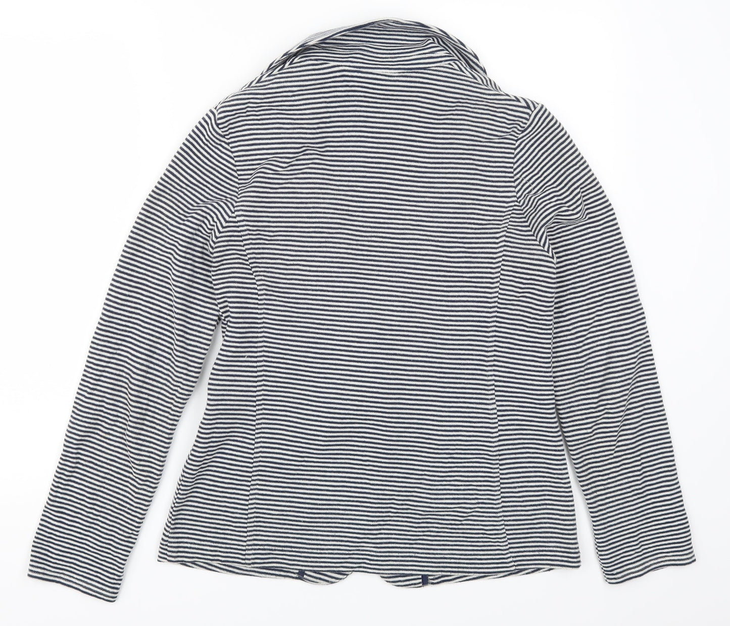 New Look Womens Blue Striped  Jacket  Size 12