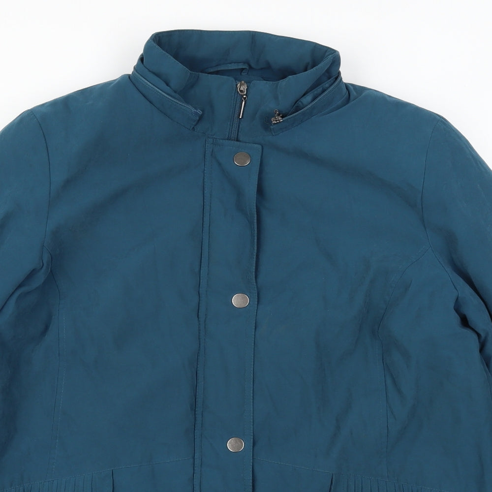 Bonmarché Womens Blue   Overcoat Coat Size M