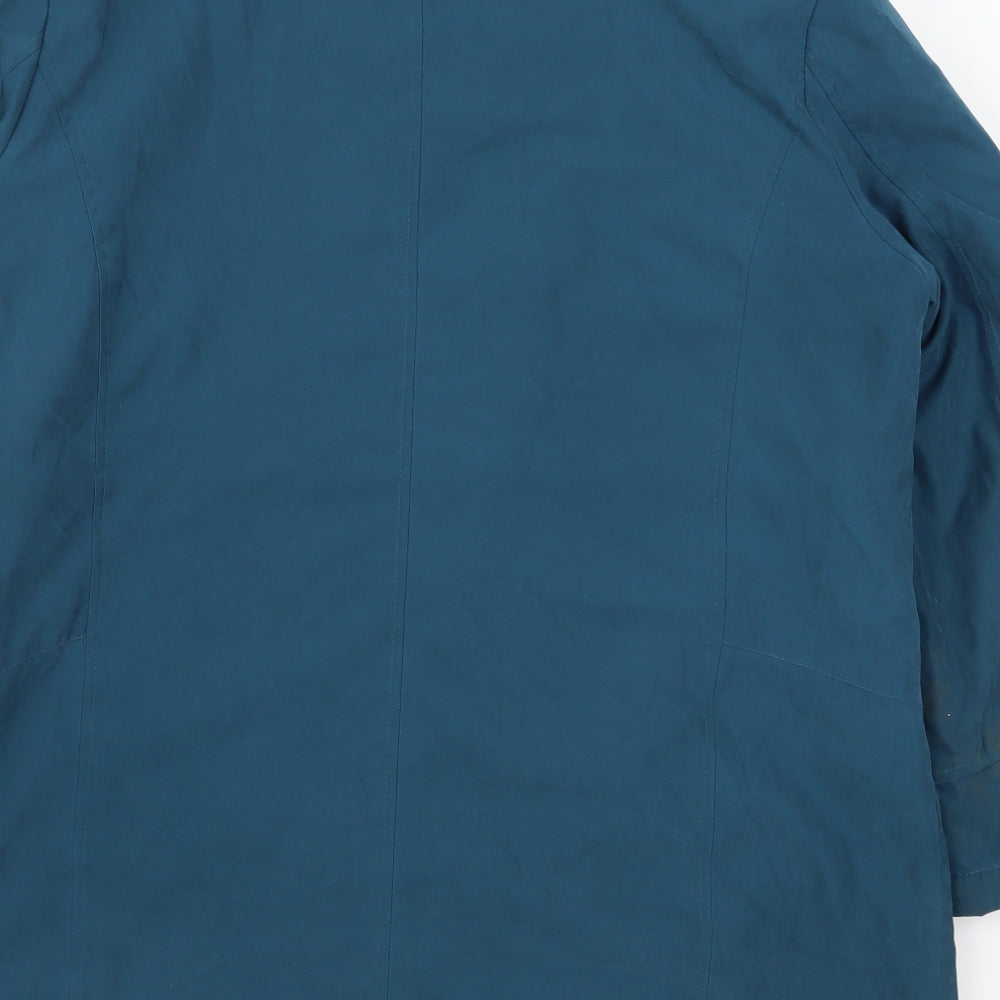 Bonmarché Womens Blue   Overcoat Coat Size M