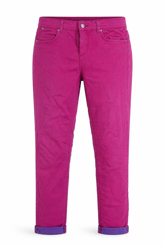 Topshop Womens Pink   Tapered Jeans Size 28 in L26 in