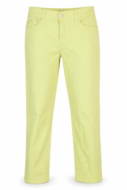 Preworn Womens Yellow  Denim Trousers  Size 8 L25.5 in