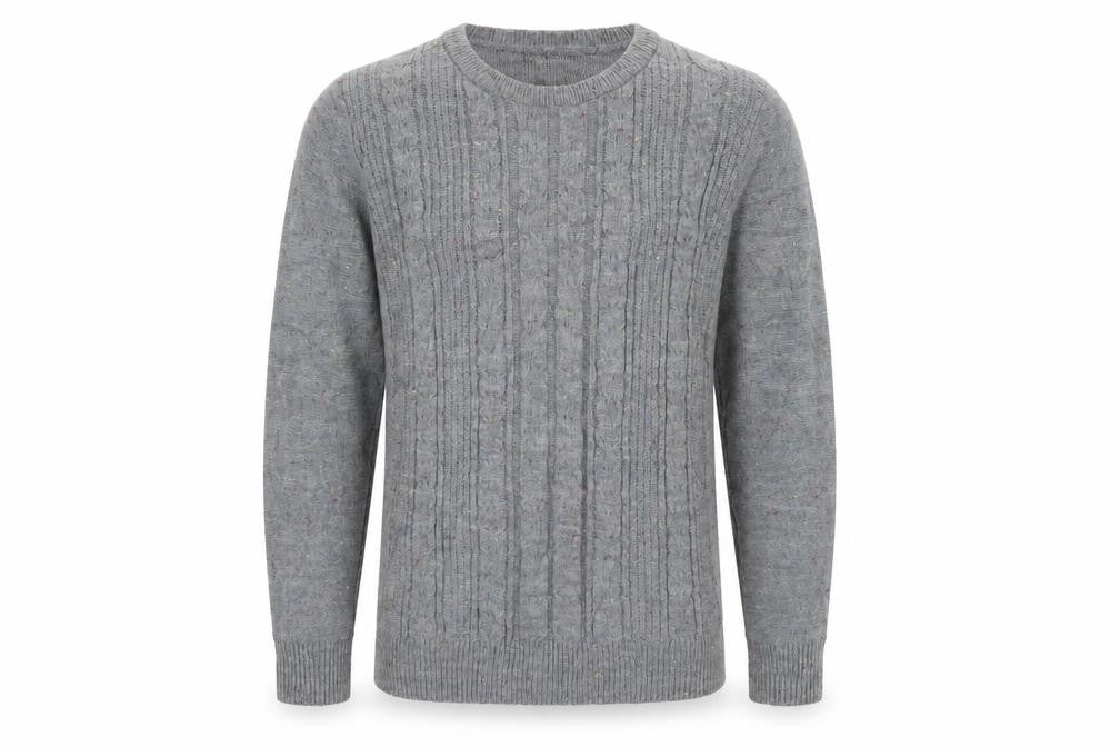 Hemingway Mens Grey  Knit Pullover Jumper Size M